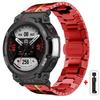 Steel Strap for Huami Amazfit T-rex 3/2 Trex Pro Metal Watch Band for Amazfit T-Rex Ultra T-Rex PRO3 48MM Butterfly Clasp Smartwatch Accessories