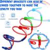 Friendship Fidget Zipper Bracelets Children Sensory Toy Fidgets Friendship Play Bracelets for Classroom Rewards Birthday