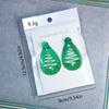 Cross-Border Christmas Reindeer & Tree Acrylic Earrings