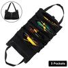 Multi-Purpose Tool Bag High Quality Professional Multi Pocket Hardware Tools Pouch Roll UP Portable Small Tools Organizer Bag