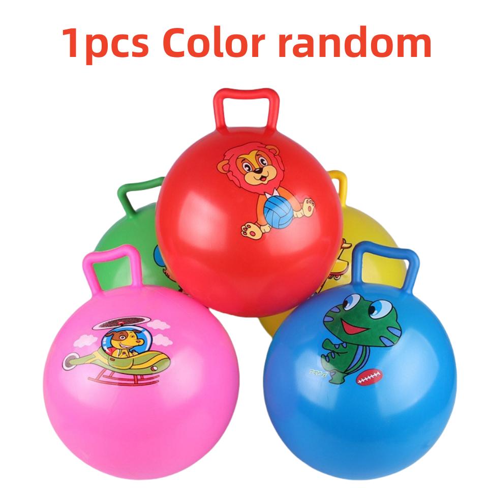 

Kids Bouncyhopper Inflatable Handle Horse Bouncing Toy Fun Stress Relief Gift Cartoon Bouncing Ball Beach Swimming Pool Toys S