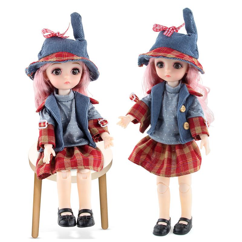 Constellation Vinyl Doll Princess Girl Toy 13 Joint Dressup Scorpio Doll Large Gift Box