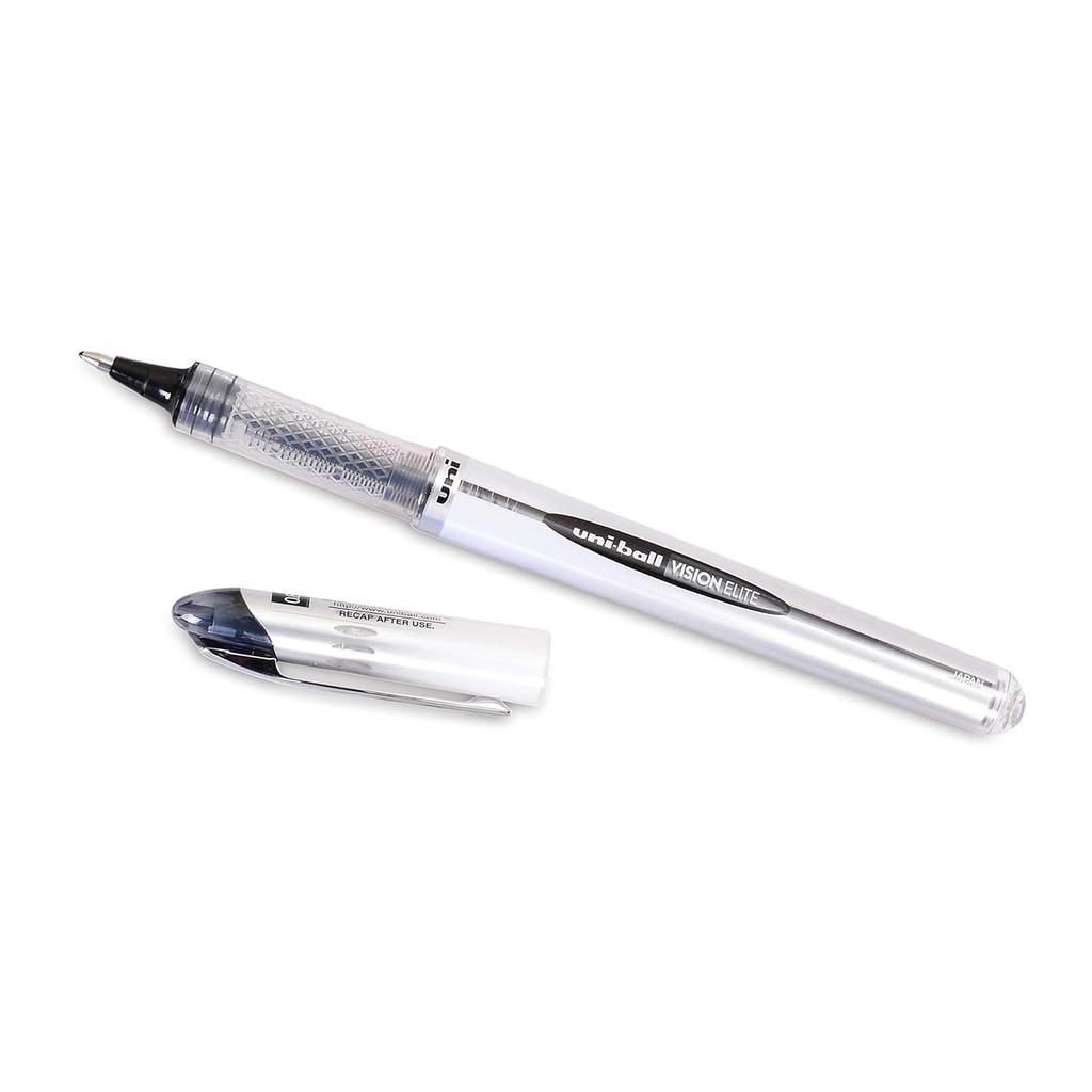 Uni-Ball Vision UB-200 0.8mm Roller Ball Pen Black Ink Pack of 1 for Office, Home & School Use