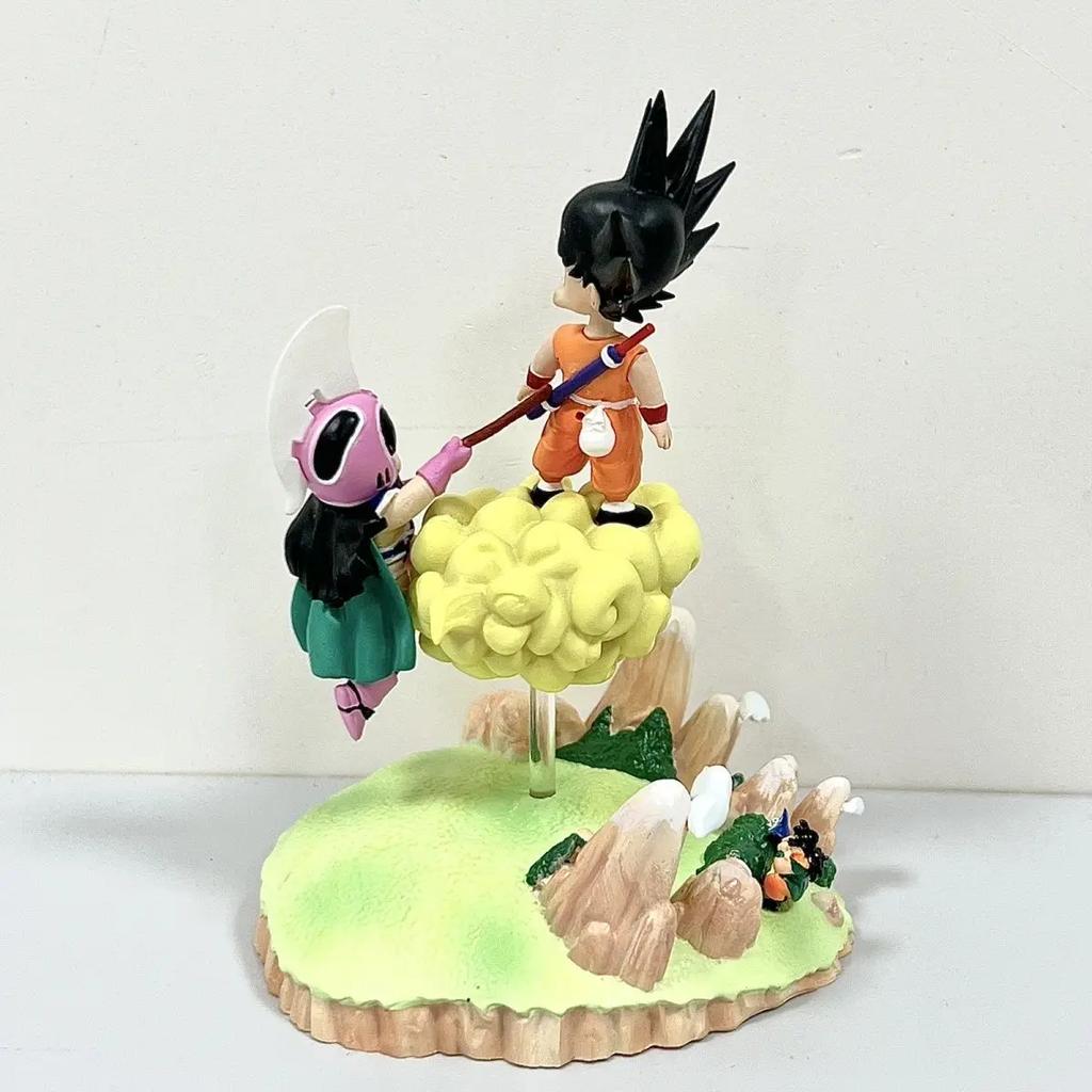 Dragon Ball Son Goku Chichi Anime Figurka Somersault Cloud Model Panenky Figurka Dekor Akční Figurky Sběratelské Hračky Dárky pro Děti