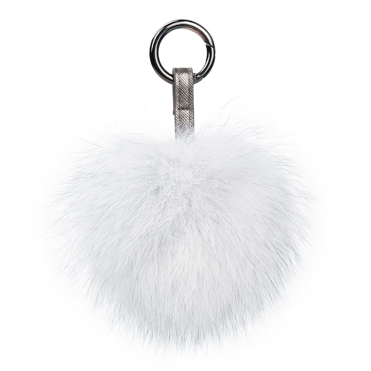 

SOMALER брелки с помпоном из натурального меха лисы и енота, металлический брелок для ключей, восстановление для женщин и девочек