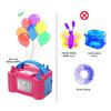 Electric Balloon Pump,Portable Electric Balloon Blower Machine,Dual Nozzle 600W Balloon Inflator for Party Decorations