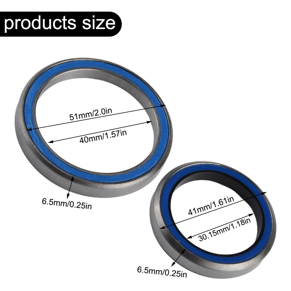 2pcs Bicycle Headset 30.15x40x6.5/ 40x51x6.5mm Cycling Parts Hot Sale