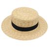 Spring/Summer Straw French Straw Hat Dome Flat Top Square Ribbon Women'S Straw Country Hat