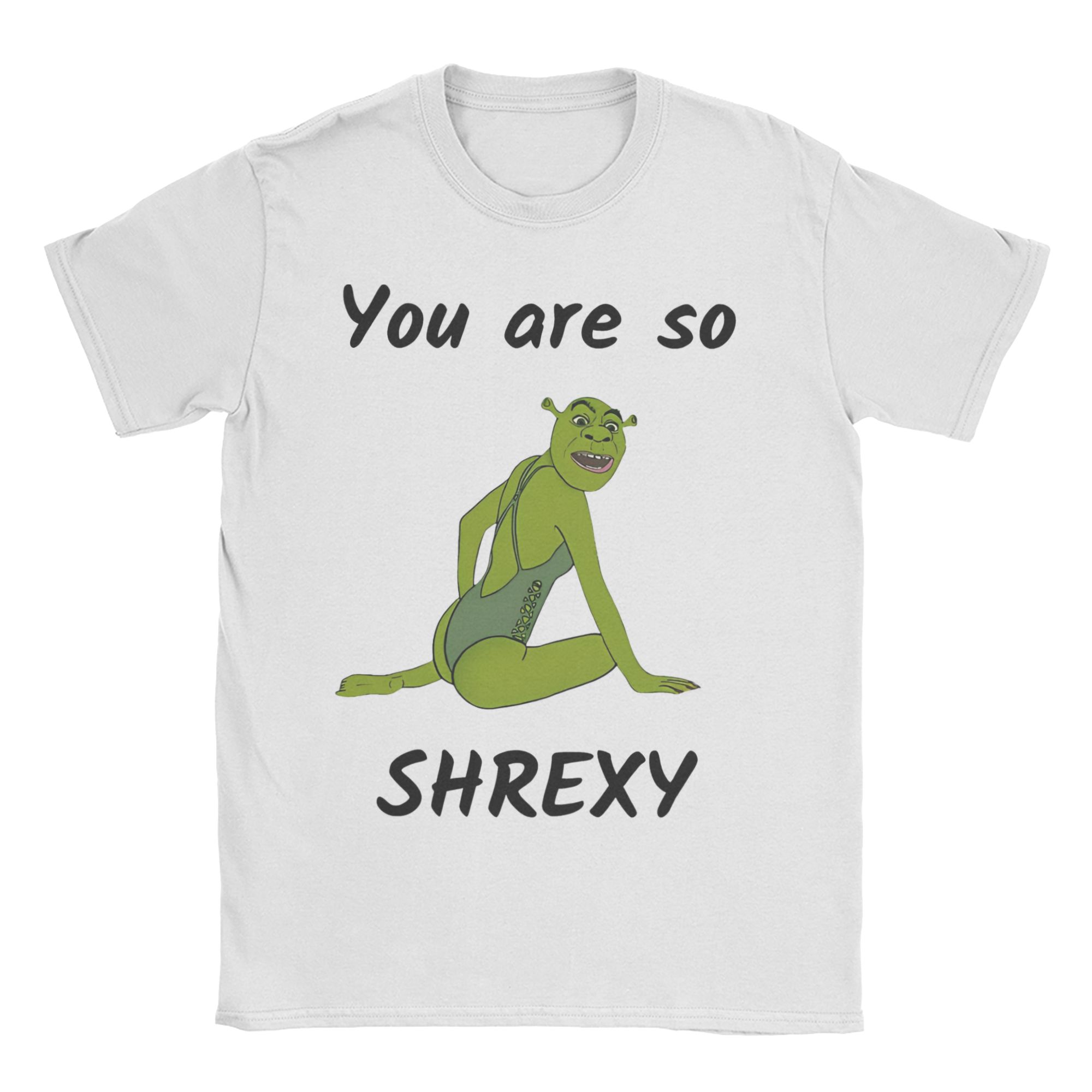 

SShreks Meme Butterfly T Shirt Unisex Womens Cotton TShirts Round Collar Ogre Funny Memes Tees Short Sleeve Clothes 4XL