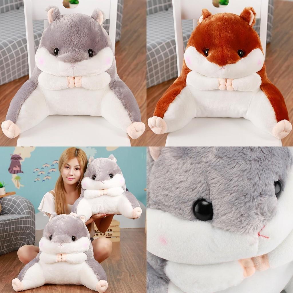 Cozy Hamster Lounger Back Pillow Plush Pp Cotton For Better Lumbar Support