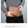 Large Capacity Men's Handy Bag Pu Leather Toiletry Bag Practical Male Clutch Bag  Outdoor