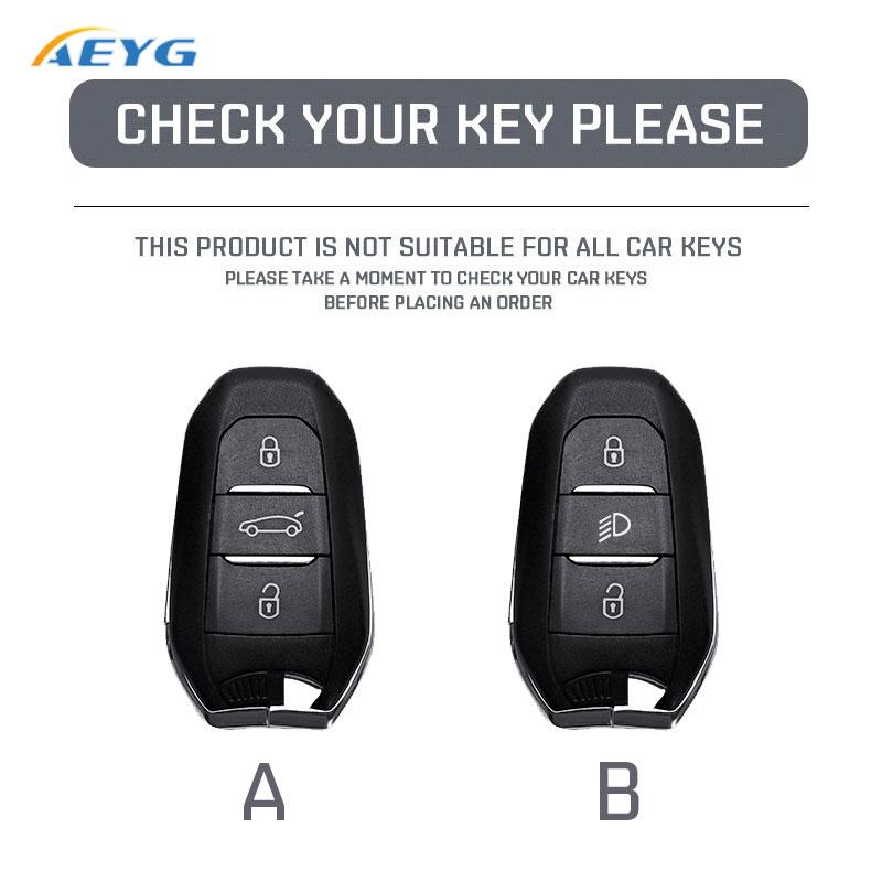 Car Remote Key Case Cover Shell Fob For Peugeot 308 408 508 2008 3008 4008 5008 For Citroen C4 C6 C3-Xr Keychain Accessories