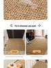 Imitation Sisal Non-Slip Entry Mat - Wear-Resistant, Easy-Clean, Dirt-Resistant Pineapple Ring Design Rug
