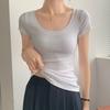 Cotton Short Sleeve T Shirt For Women With Crew Neck And Slim Fit For Summer Casual Wear