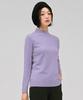 CHASECULT Women'S Mock Turtleneck Sweater - Purple