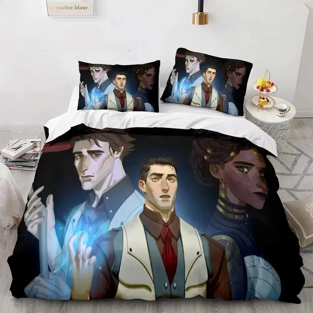 Rømning Lol Jinx Sengetøy Sett Enkelt Twin Full Queen King Size Sengesett Voksen Barn Soverom Dynetrekk Sett ropa de cama matrimonio