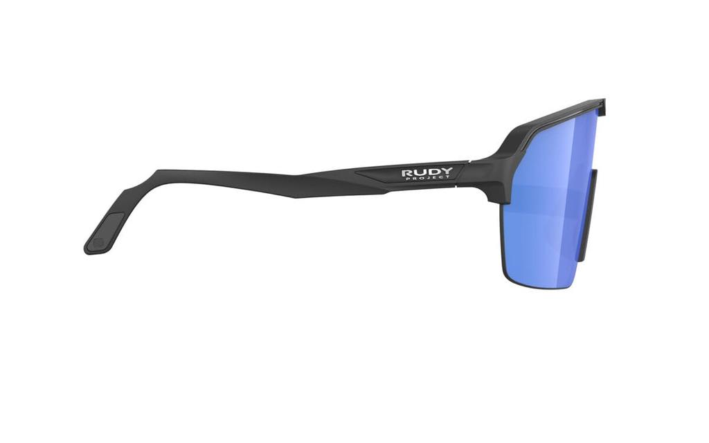Rudy Project Spinshield Air Sports Black Sunglasses, Matte/Multi-Laser Blue, SP843906-0003