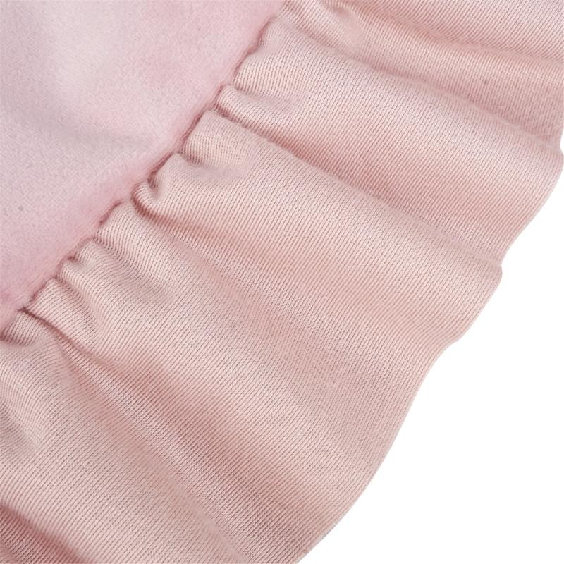 Zartes Beflocktes Rüschen-Kissenbezug Polyester Bettbezug Mit Dekorativer Kante für Schlafzimmer Wohnzimmer Styling