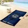 Hertha BSC Custom Name Print Beach Towel, Large Soft Quick Dry Towel for Beach Camping Swimming