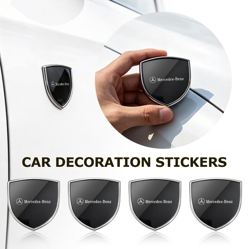 AABGV1 Car Logo Trunk Hood Rear Lid Emblem Sticker Auto Styling Accessories For Benz Exclusive AMG SPRINTER V CLASS VIANO W124 W203