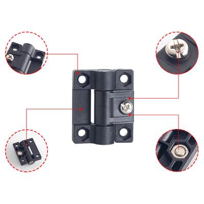 Balamale cutie dulap PA Electric Balamale negre cu amortizare Balamale uși dulap metalice pentru echipamente industriale