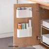 Wall-mounted Kitchen Cabinet Organizer & Cling Film Dispenser