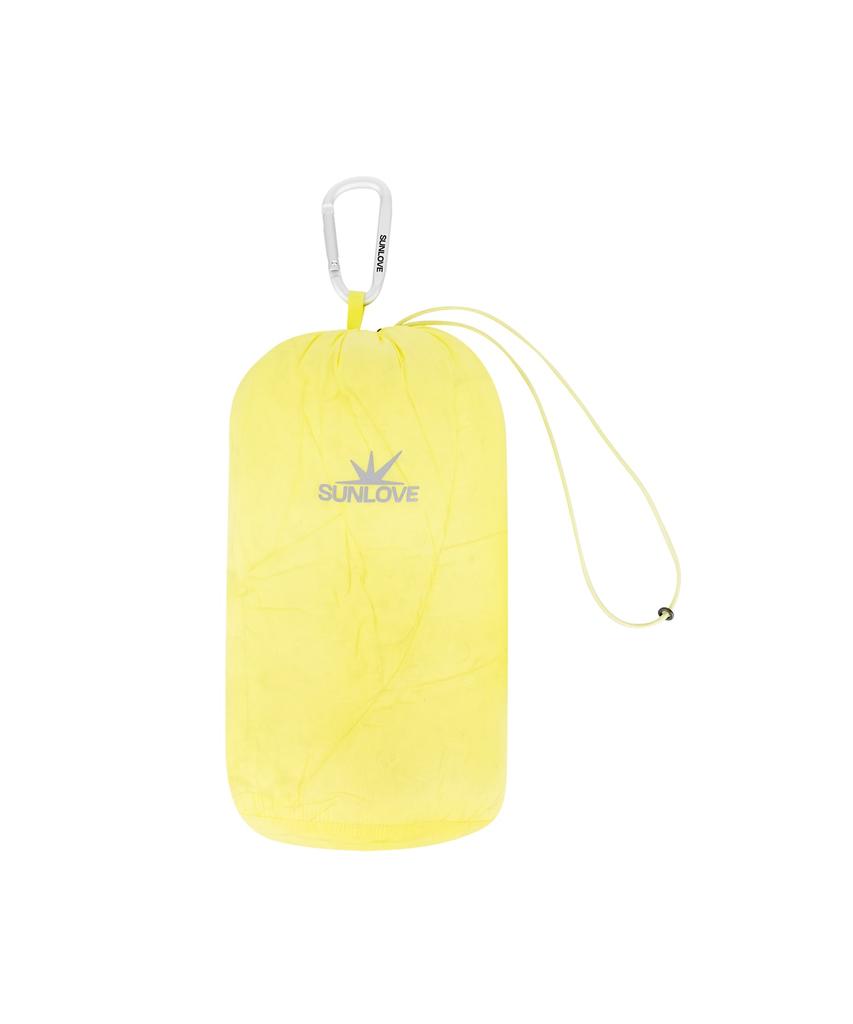 Sunlovetour Hooded Fly Light Down Jacket Yellow