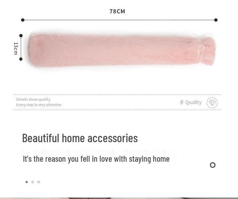 Extra Long Extra Large Hot Water Bottle for Sleeping and Foot Warming