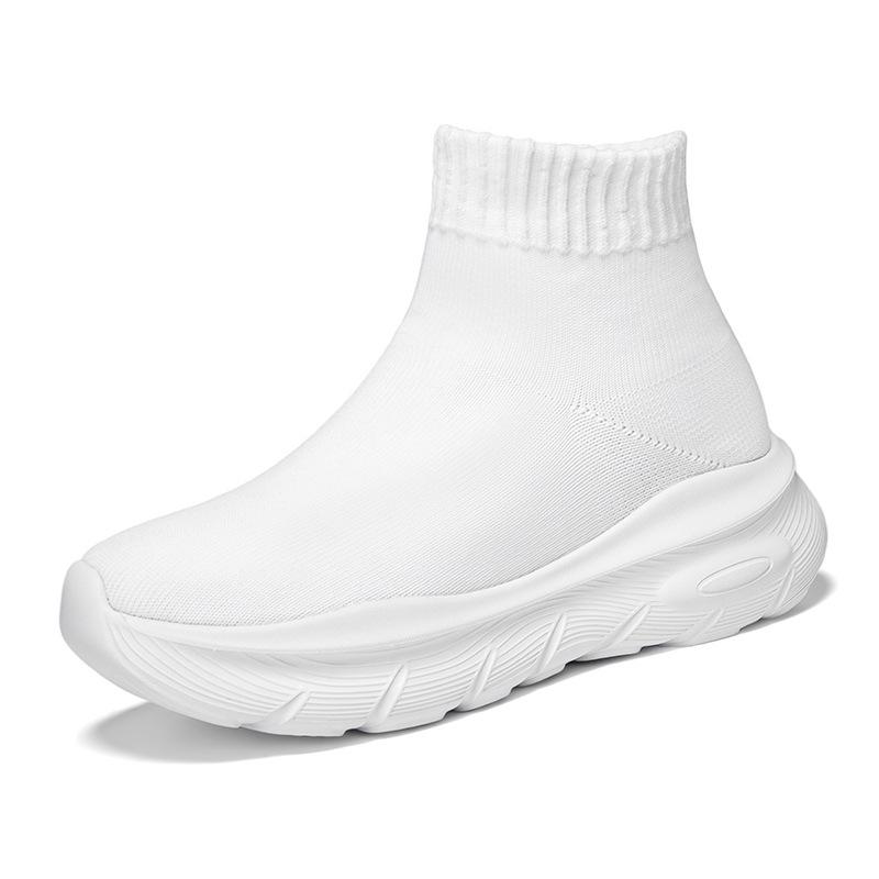 Winter Sports Shoes Velvet New Outdoor Fly-woven One-pedal Breathable Socks Shoes Sports and Leisure Shoes Women's Shoes