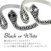 Gin no Snake Design Zehenring Einheitsgröße Silber 925 Zehenring [Shinjuku Kura] (Schwarz) Damen