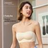 Simple Air-Conditioned Non-slip Strapless Bandeau Bra: Wire-free, Seamless, Beautiful Back, One-piece Design
