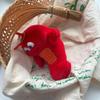 1/2 Pcs Cute Funny Muscle Lobster Simulation Food Plush Toy Stuffed Doll Keychain Backpack Pendant Bag Hang Ornament Couple Gift