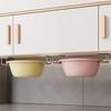 Stainless Steel Kitchen Sink Sponge Holder Self Adhesive Drain Rack Storage Organizer Wall Mounted Kitchen Gadget