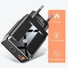 PD33W QC3.0 GaN Multi-Port European Charger 9V/12V Fast Charging Head