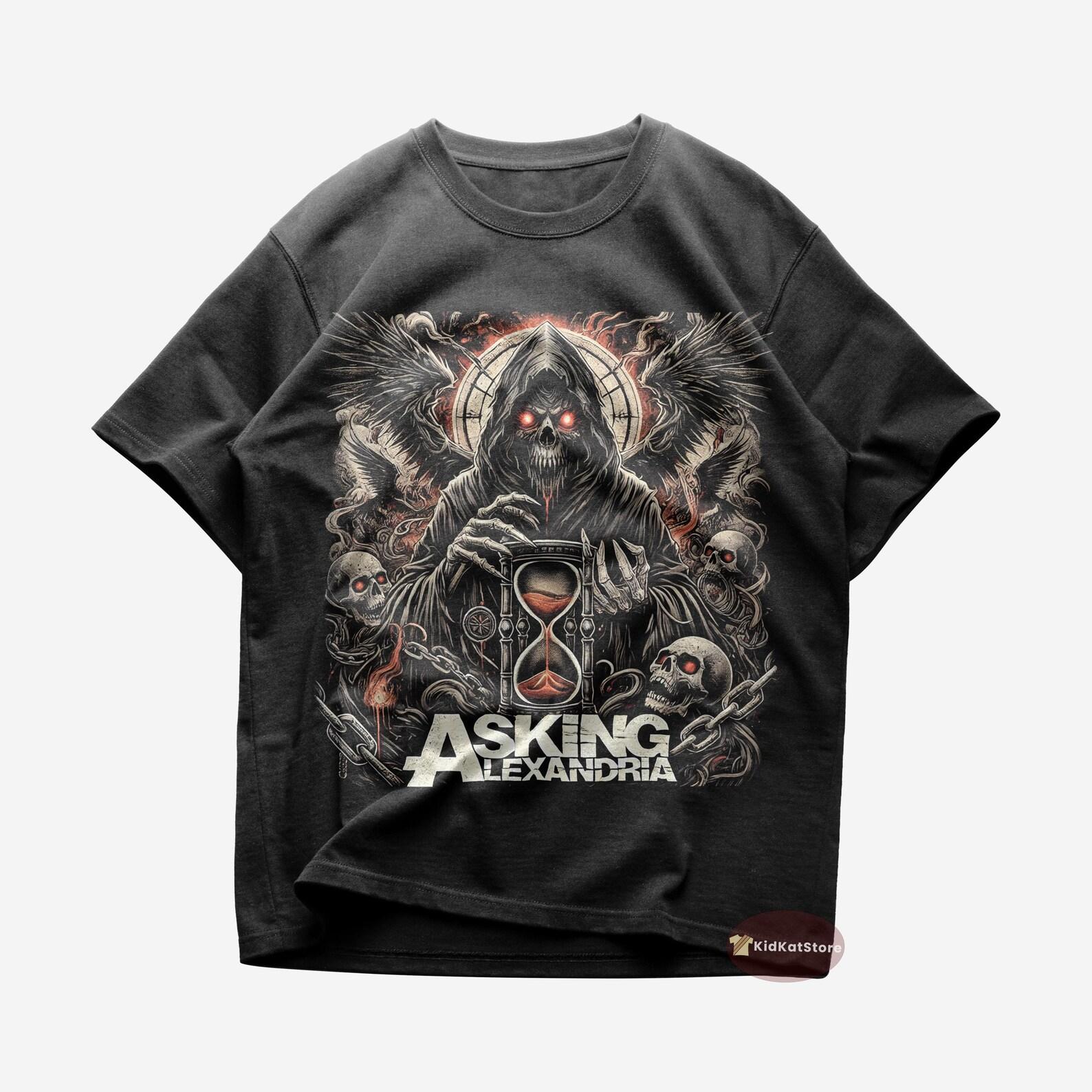 Asking Alexandria T shirt - The Final Episode - Asking Alexandria Merch - Unisex Metal Tee - Gift for Metal Lovers - Premium Music Apparel S