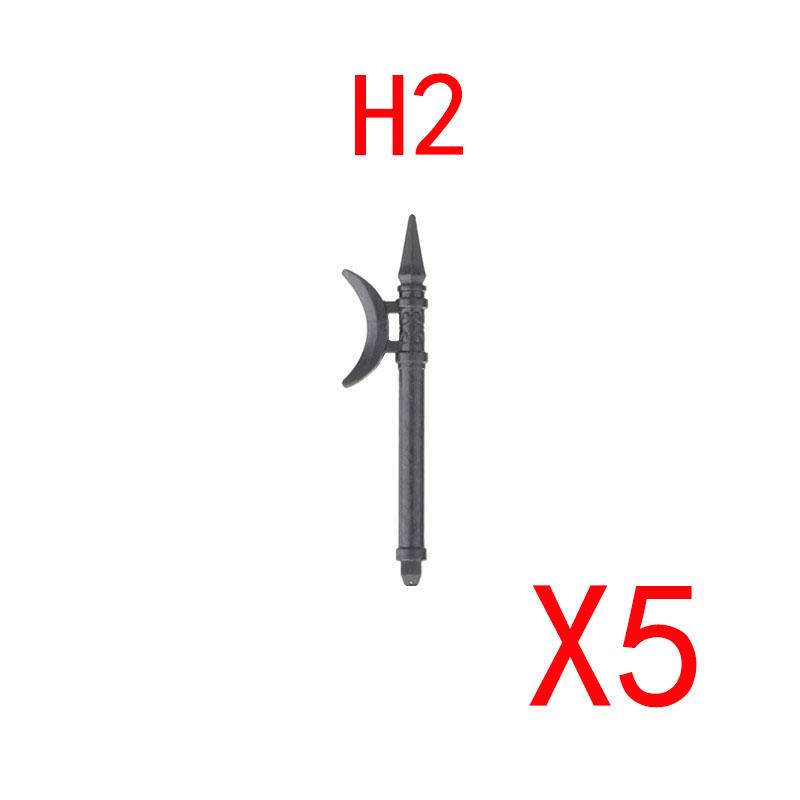 MOC Medieval Building Blocks Military Figures Accessories Soldier Weapons Bow Spear Crossbow Brick Helmet Sword Toy Gift X058