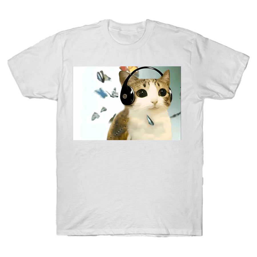 Katze Eule Verfluchtes Internet Meowl Meme T-Shirt Für Männer Frauen T-Shirts Kurzarm Oberteile 1012-2