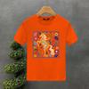 Horses and Flowers Print T Shirts For Man Funny Creative Aesthetic Tops Hip-hop Fashion Hipster Streetwear Summer Short Sleeves