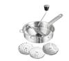 Multifunctional Food Mill Stainless Steel Manual Potato Mashers  Vegetable  Mud with 3 Ing Discs