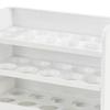 3 Layer Egg Holder Household Egg Storage Container Refrigerator Egg Rack for Kitchen White