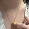 Point Diamond Brushed Small Lucky Bag Necklace Pendant Niche Light Luxury High Sense Collarbone Chain