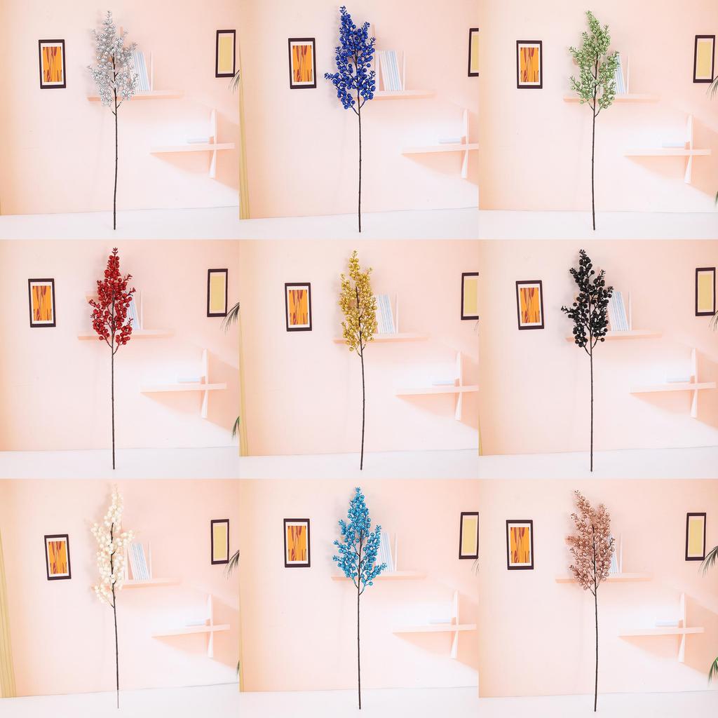 Weihnachtsbeere Vintage Kunstblumen-Dekor mit goldenen Akzenten für festliche Heimdekoration