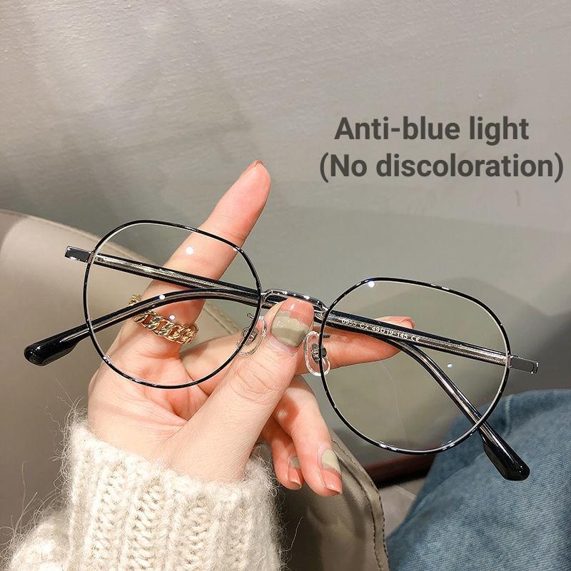 2023 NEW Design Photochromic Glasses Men Women Luxury Anti Blue Light Eyeglasses Anti UV Eye Protection Unisex Goggle Eyewear