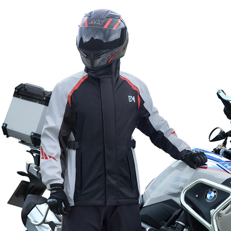 Pánský voděodolný větruodolný motocyklový pláštěnkový set a kalhoty