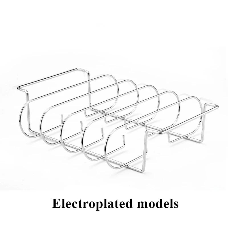 1pc Non-Stick Grill Net Ribs Grill Holds Four Ribs Steak Ribs Lamb Chops Outdoor BBQ Grilling Tools