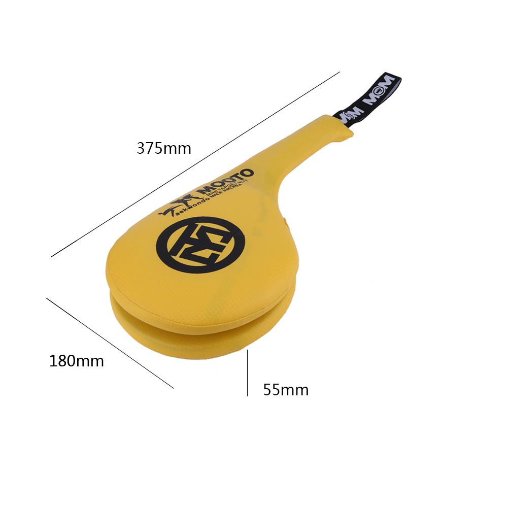 Kids/Adult Taekwondo PU Rebound Sponge Durable Double Kick Pad Target for Tae Kwon Do Karate Kickboxing Sanda Training Target