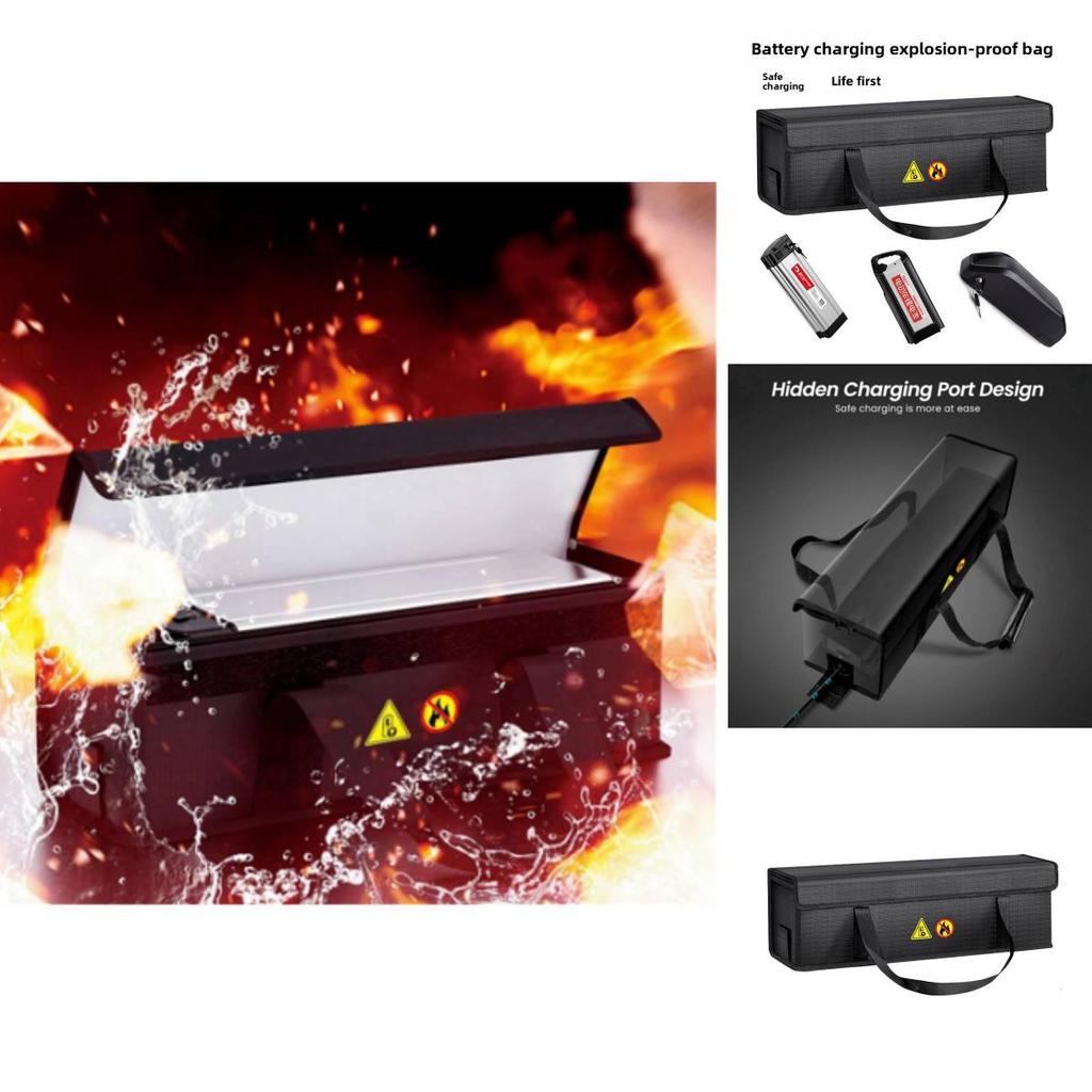 E-Bike Akku Tasche Pvc Wasserdicht Feuerfest Explosionsgeschützt Für Pendler