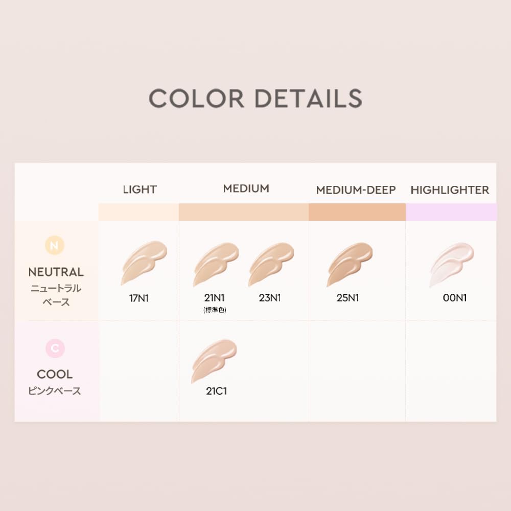 HERA Reflection Skin Glow Cushion Foundation 15g 25N1 Amber Glowing Skin | Dewy Skin | Natural Skin Look | Trendy Skin | Gift