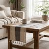 Soft Bohemian Table Flag Splicing Macrame Table Mat Knitted Hollow-out Table Runner  Dining Table
