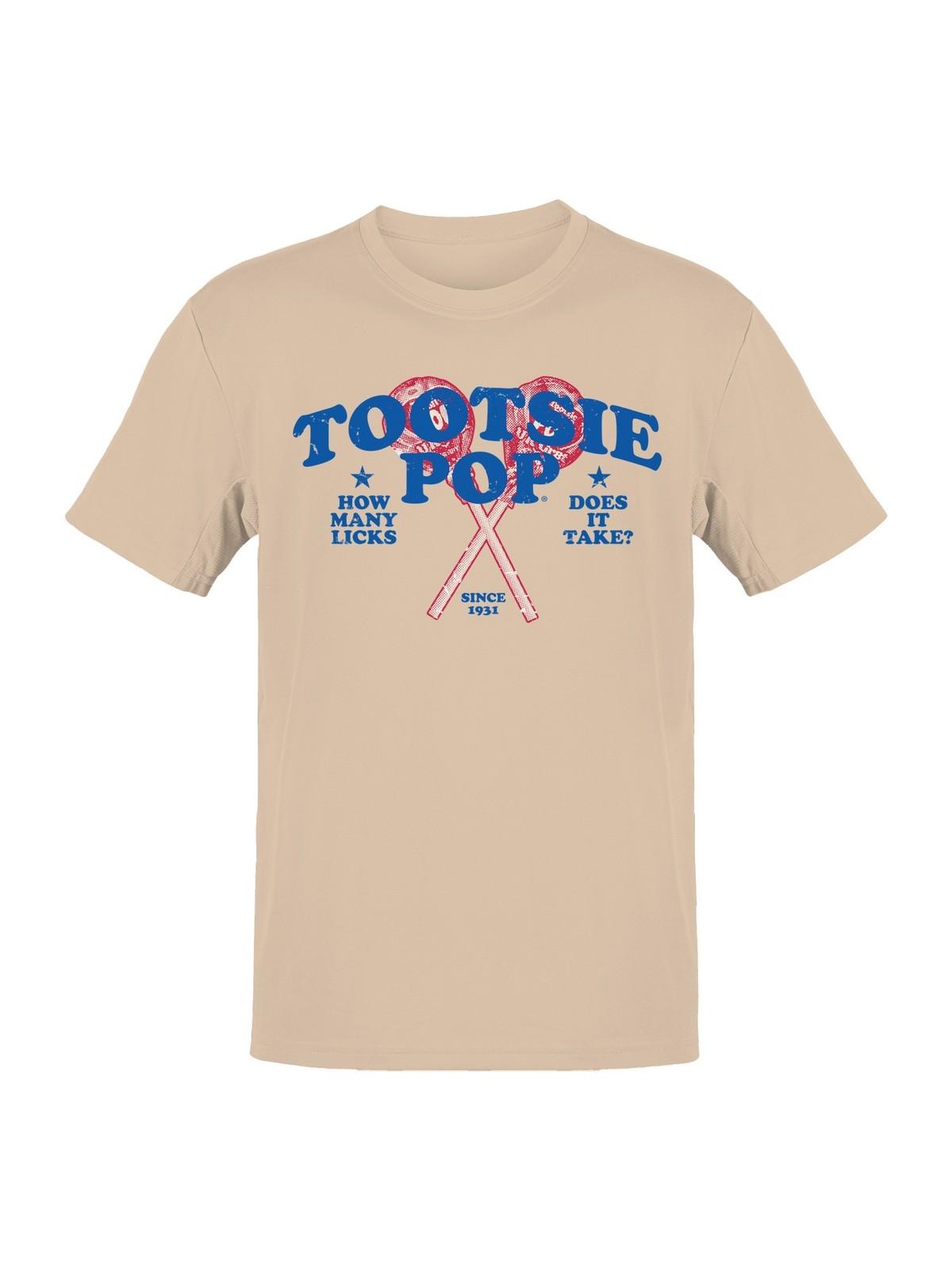 Officially Licensed Tootsie Roll Tootsie Pop Retro Mens T-shirt XL